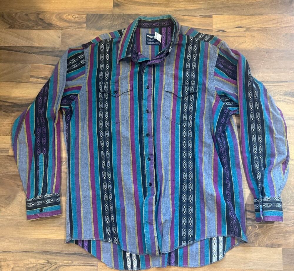Wrangler Brushpopper Southwestern designed size XL